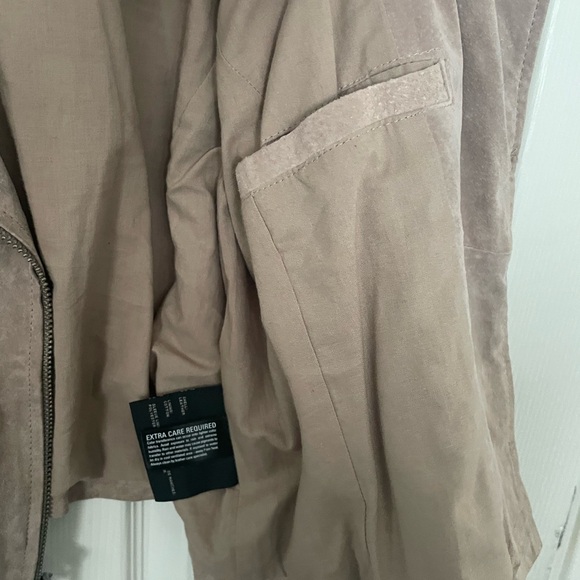 Marc New York genuine suede leather moto jacket XL - Picture 6 of 7